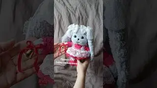 🎀 Проект #25 Зайка-первоклашка на 1 сентября Авторская игрушка 