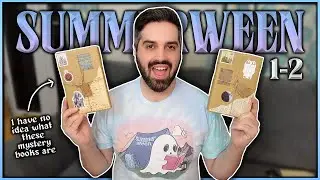 Blind Dates With Horror Books 👻 Summerween Day 1-2 Vlog