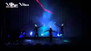 Световое шоу Volga Vibes на юбилее 