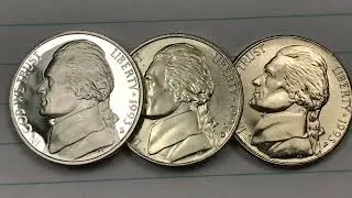 1993 US 5 Cents Coins - DC Minutes United States Jefferson Nickel