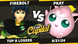 D-AIR CAPITAL - Firebolt (Marth) VS. pkay (Jigglypuff) - Top 8 Losers
