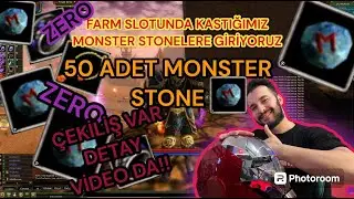 FARM SLOTUNDA TOPLADIĞIMIZ 50 ADET MONSTER STONEYE GİRİYORUZ SONUÇ !! ÇEKİLİŞ VAR DETAY VİDEODA
