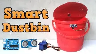 How to make a Diy Smart Dustbin using Arduino | Arduino Project With Code