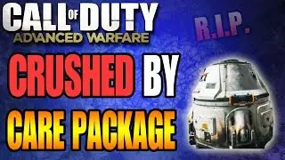 ADVANCED WARFARE : CRUSHED BY A CARE PACKAGE! LOL