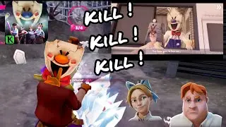 Ice Scream : Horror Brawl kills . Rebecca + Charlie + Rod 🔫❄️
