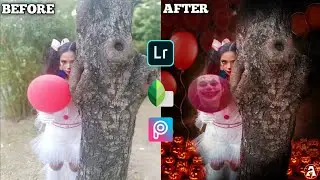 Pennywise | Photo manipulation mobile phone editing tutorial | Easy step by step