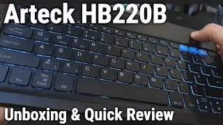 Arteck HB220B Review - Universal Backlit Keyboard - Cheap Bluetooth Keyboard! ⌨️