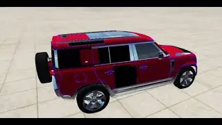 Land rover Defender 110 crash test  Check description for giveaway #beamng #crash#mods#shorts#trend