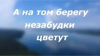 А на том берегу незабудки цветут