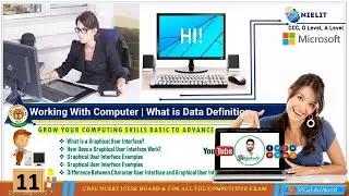 working with computer | operating system- an introduction |  what is data definition