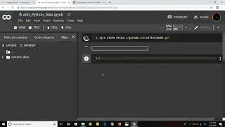 edit .py files from github in google colab