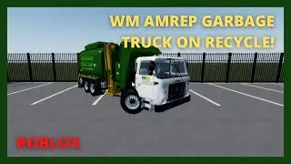AMREP ACX GARBAGE TRUCK ON RECYCLE (Roblox Garbage Truck Game)