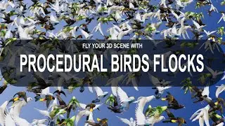 Procedural Birds Flocks | Blender Addon