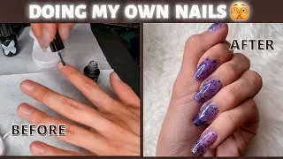 Gel Nail Tips 🔥 At Home! Amazon Edition 1st Timer 🤪💙