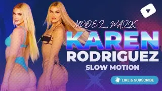 Karen Rodriguez in Slow Motion | Miami Art Basel 2023 | Fusion Fashion Events