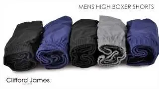 Men's High Boxer Shorts - 5 packs