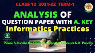 COMPLETE ANALYSIS OF QUESTION PAPER WITH ANSWER KEY CLASS 12 IP 2021-22 | Paper Analysis IP Term-1
