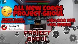 [Project Ghoul:Online] All New Codes Project Ghoul (2022) - Happy 2,000 Subscribers🥳🥳