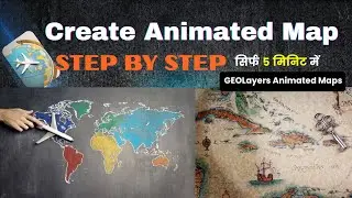 How to Create Advance Animation Map for YouTube Video @NitishRajput  @radhegupta2874
