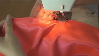 Processing a cut with a seam two millimeters wide. Moscow seam.