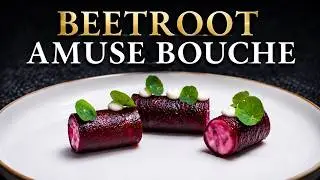 Learn to make BEETROOT CYLINDERS at home | Fine Dining Amuse Bouche