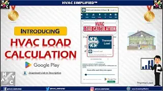 HVAC Load Calculation Software APP #airconditioningservice #hvac