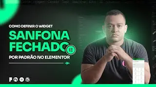 Como definir o widget de Sanfona fechado por padrão no Elementor.