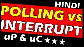 interrupt in microprocessor | interrupt in micro controller |polling and interrupt