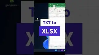 Excel Tricks -  How to convert TXT to XLSX in Under 1 Minute?