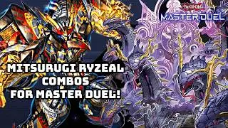 HOW TO PLAY THE NEW BEST DECK IN MASTER DUEL! | Mitsurugi Ryzeal Combo Guide