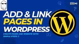 How to add and link different pages in WordPress||Make whole website in just few minutes #wordpress