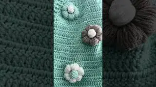 Die Anleitung dieser wunderschönen 🌸Puff-Blumen 🌸 findet ihr in meinen Videos 🫶🏻 #häkeln