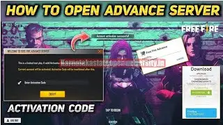 Activation code for Advance Server | How to open Advance Server | FREE FIRE OB 39 Update😎👍😏