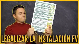 ⚖️ LEGALIZAR TU INSTALACIÓN FOTOVOLTAICA en ESPAÑA | ¿Qué trámites tengo que hacer?