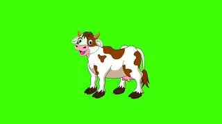 Animated  Talking cow 