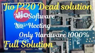 jio f220dead problam solution. hard reset.jio butten line short solution. views jio white display