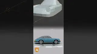 Low poly 3D car in Blender #3dart #automobile #blenderrender3d #carmodelling #lowpolyart #lowpolycar