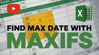 Excel MAXIFS Tutorial: Find Latest Date per Vehicle | Step-by-Step Guide