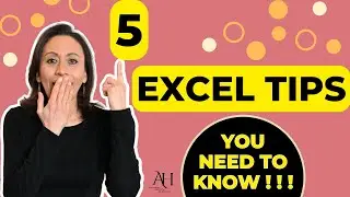 You Need To Know These Excel Tips!!!