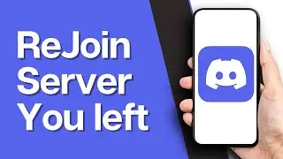 How To Rejoin A Server You Left On Discord | Get Back in a Discord Server You Left (Quick Tutorial)