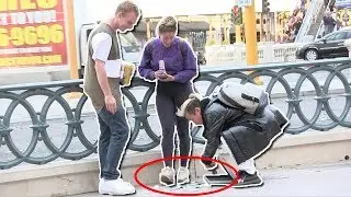 DROPPING $100,000 IN LAS VEGAS PRANK!!