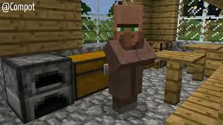 ПОЧЕМУ ЭТОТ ЖИТЕЛЬ ПРИТВОРЯЕТСЯ БЕДНЫМ В МАЙНКРАФТ   Компот Minecraft