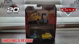 Unboxing & Reviewing Mattels Disney Pixar Cars Luigi & Guido 20th