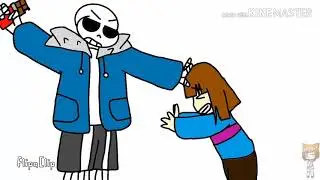 Pretty please MEME -undertale (sans and friks)