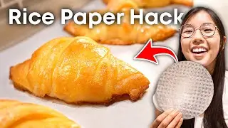 Rice Paper Croissant 🥐 (TikTok’s VIRAL Rice Paper HACK)