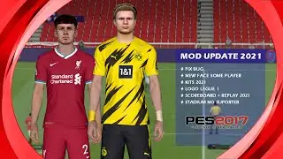 Riview dan Cara Install MOD Update 2021 for NSP PES 2017