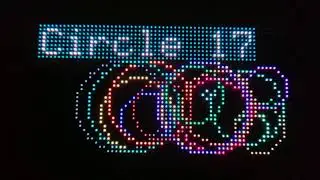 LEDパネルサンプルプログラム動作