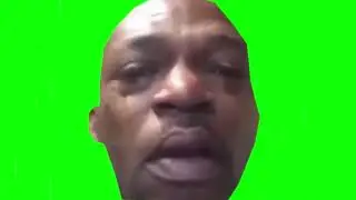 Crying green screen