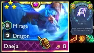 ⭐⭐⭐ DAEJA: BEST 8 COST RIGHT CLICK CARRY DRAGON?! (ft. Full Dragon Team + Cursed Crown) | TFT Set 7