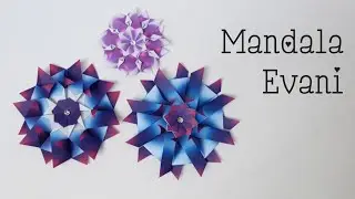 Origami Mandala Evani - fácil (Isa Klein)